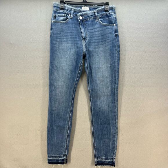 KanCan Denim - Kancan Jeans Women's 9/28 Blue Geneva High Rise Ankle Skinny Preppy Normcore